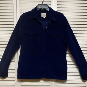 American Eagle Navy Corduroy Shirt Jacket Size M
